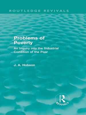 cover image of Problems of Poverty (Routledge Revivals)